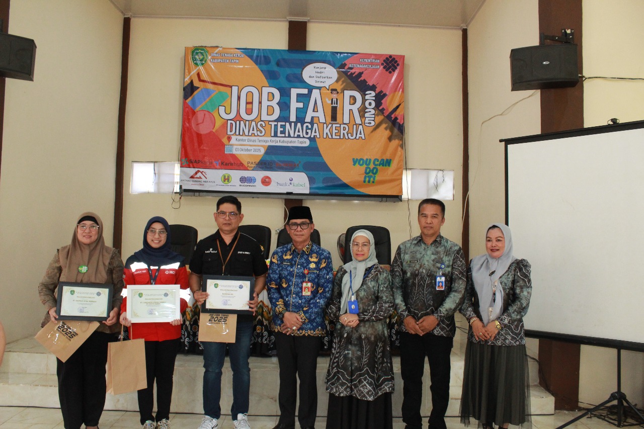 JOB FAIR 2025 Dinas Tenaga Kerja Kabupaten Tapin 