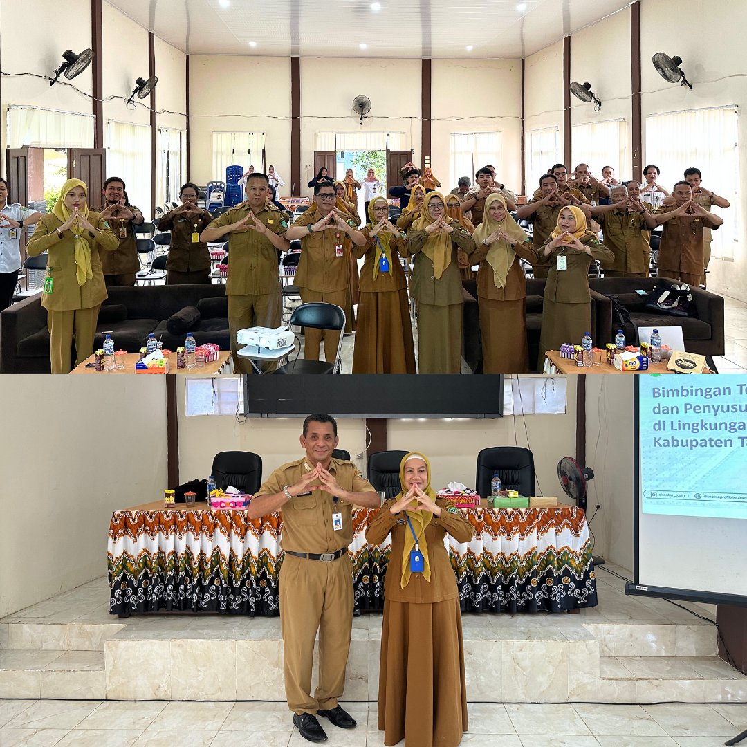 BIMBINGAN TEKNIS PENGELOLAAN ARSIP DAN PENYUSUTAN ARSIP DINAS TENAGA KERJA KABUPATEN TAPIN TAHUN 2025