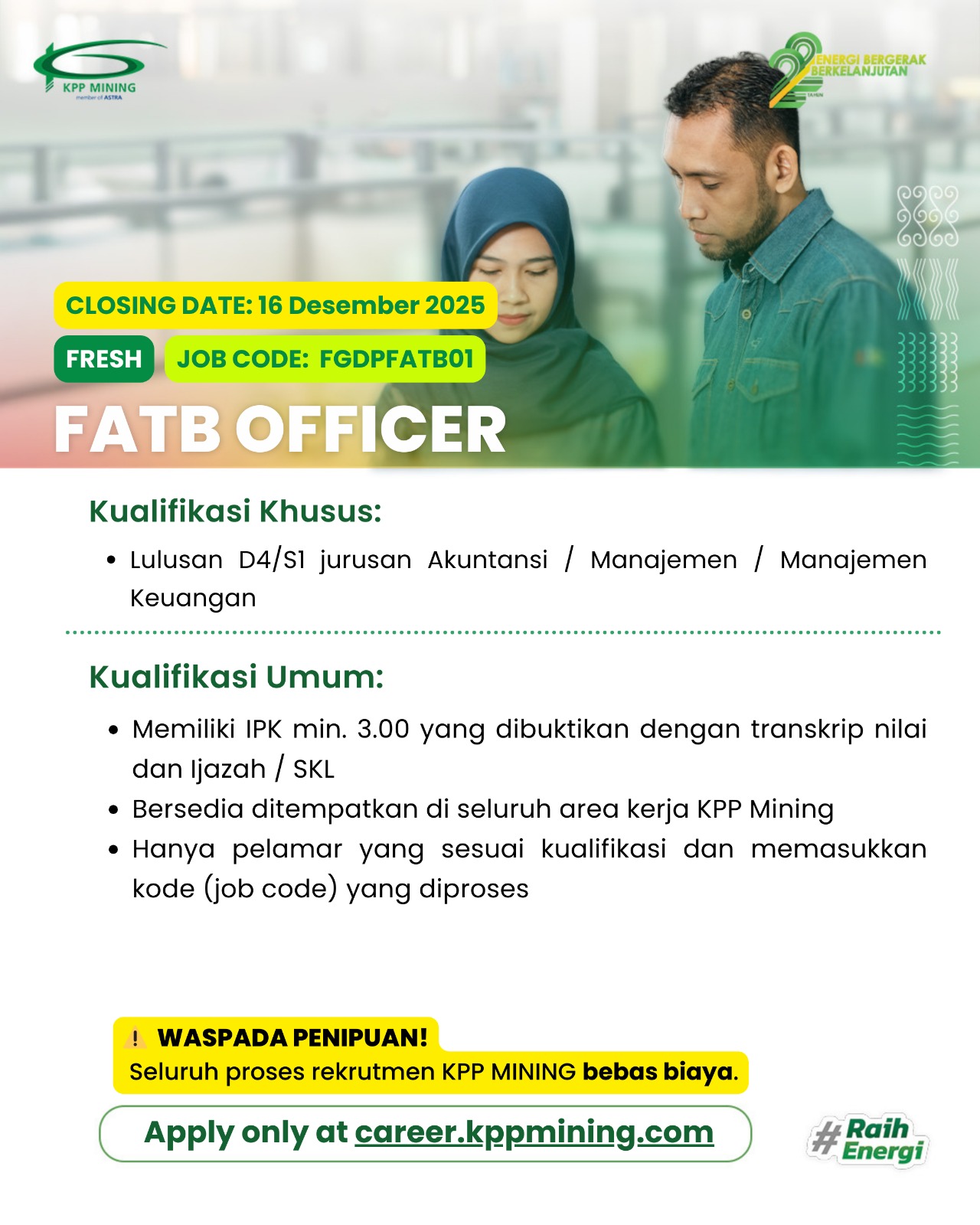 PENGUMUMAN LAPANGNA KERJA