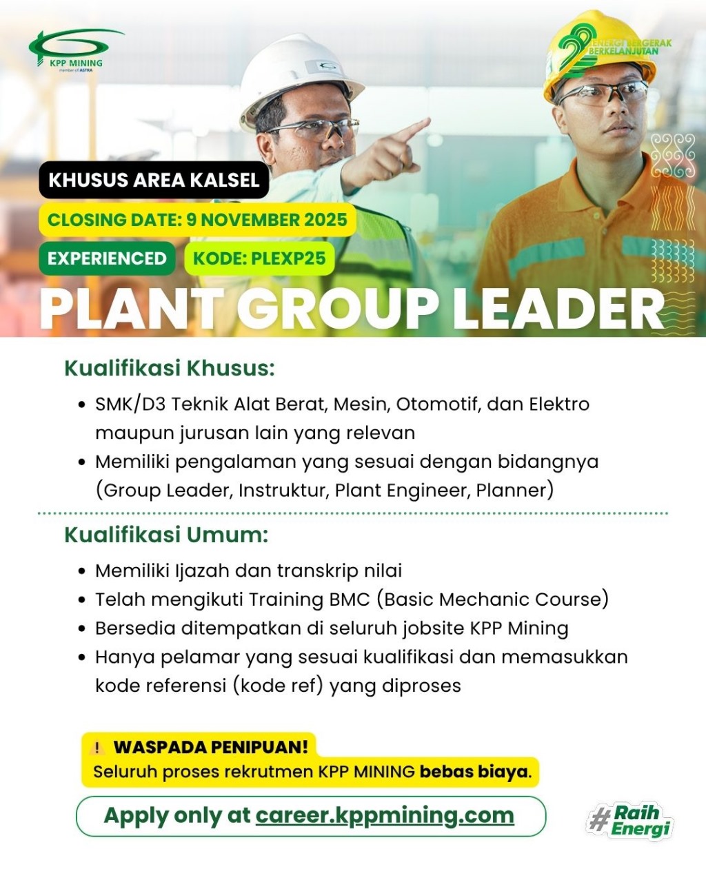 Pengumuman Lowongan Kerja